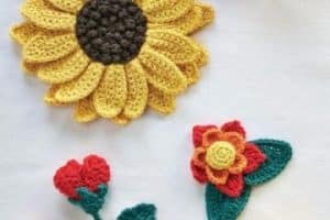tejido crochet flores paso paso para principiantes