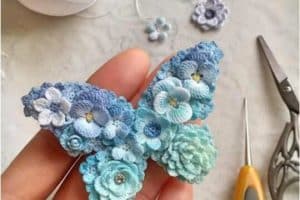 hermosas mariposas tejidas al crochet con tutoriales
