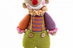 los mejores payasos tejidos a crochet para bebes y niños