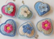 aprende como hacer corazones al crochet con puntos básicos