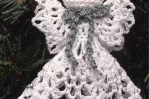 imagenes de angeles tejidos a crochet para adornar