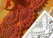 modelos de cenefas tejidas a crochet patrones gratis