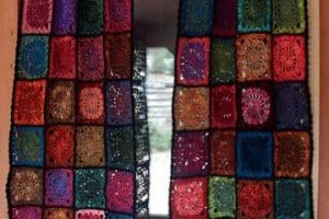 modelos de cortinas tejidas al crochet faciles de tejer
