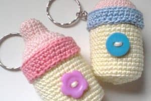 recuerdos tejidos para baby shower crochet