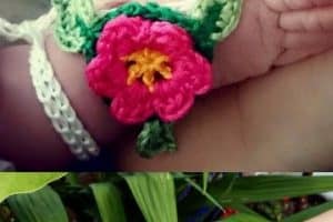 como hacer sandalias bebe crochet paso a paso con patrones