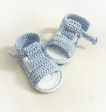 sandalias bebe crochet paso a paso tejidas