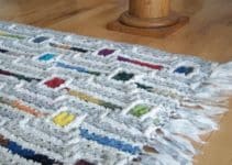 aprende como hacer alfombra trapillo rectangular paso a paso