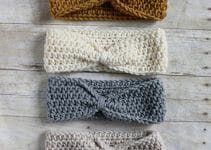 hermosos diseños de cintillos tejidos a crochet paso a paso