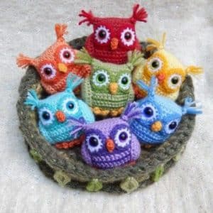 lechuzas al crochet como hacer