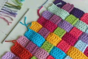 sencillas y bonitas puntadas en crochet para colchas