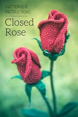 rosas tejidas a crochet patrones para descargar