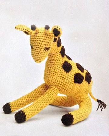 animales tejidos a crochet paso a paso jirafa