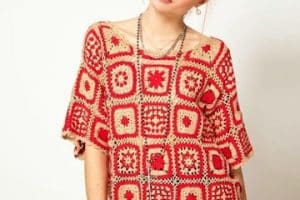 estilos modernos de blusas en crochet para dama