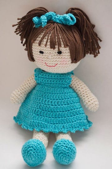 como hacer muñecos de crochet para niña