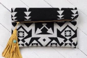 bolsa de mano para mujer tribal