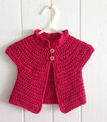 chalecos tejidos a crochet para niñas