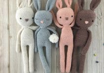  los conejos tejidos a crochet, toda una suerte tenerlos