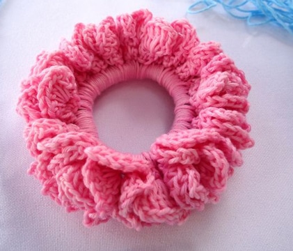 moñeras tejidas a crochet para niñas