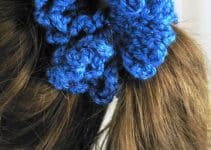 las moñeras tejidas a crochet para peinados lindos y más