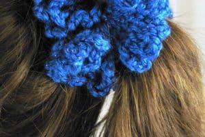 las moñeras tejidas a crochet para peinados lindos y más