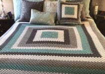 los tendidos de cama en crochet, figuras y colores de moda
