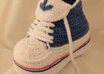 un look deportivo inimaginable, con tenis tejidos para bebe