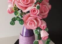 ideas hermosas y sencillas sobre como hacer rosas a crochet