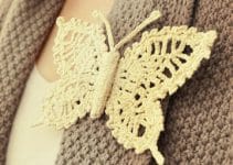 imágenes sobre como tejer mariposas a crochet para adornos