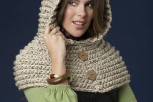 las capuchas tejidas a crochet como accesorio para todos