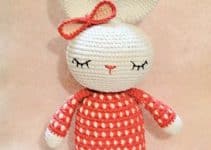 toda una suerte que regales un lindo conejo tejido a crochet
