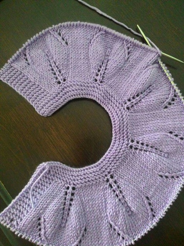 cuellos tejidos para niña a crochet