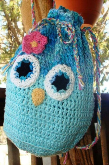 mochilas tejidas a crochet para niños super lindos