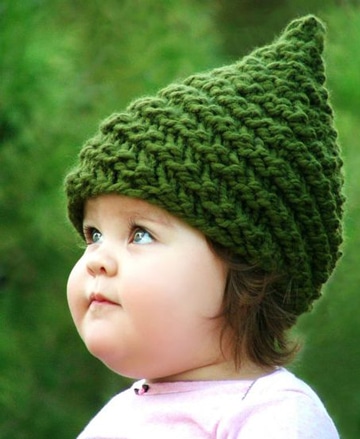 sombreros a crochet para niña pequeña