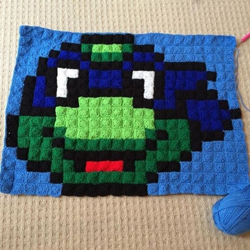 como hacer cuadrados a crochet de niños