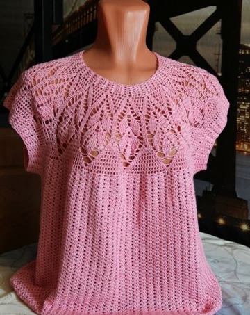 poleras a crochet paso a paso para mujeres