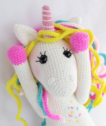 unicornios tejidos a crochet super lindos