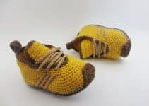 mira diseños variados de zapatos tejidos para bebe varon