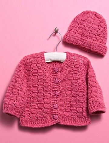 chompas tejidas para niñas a crochet