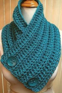 como hacer bufandas en crochet para mujer