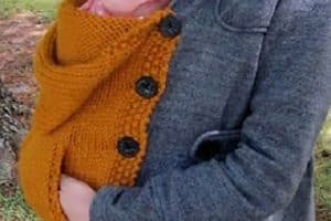 el ingenio del porta bebe tejido a crochet a tu alcance