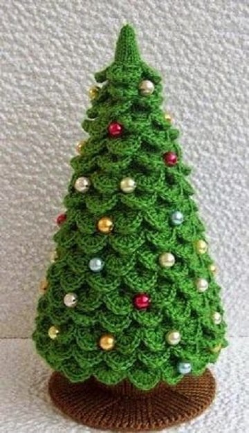 figuras navideñas tejidas a crochet para adornar