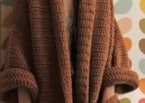 diseños de kimonos tejidos a crochet para la moda femenina