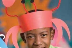 sombreros divertidos para niños de cangrejo