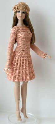 vestidos tejidos para barbie 2018