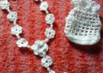 mira como hacer rosarios tejidos a mano muy bien elaborados