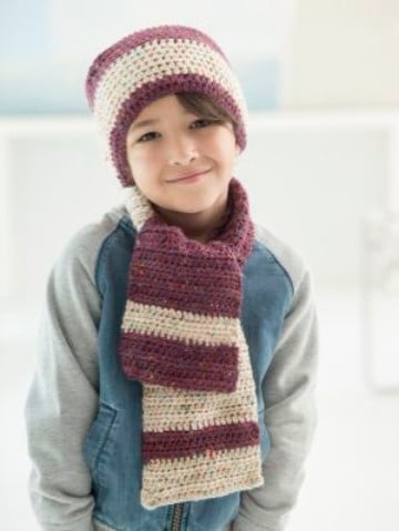 gorros y bufandas para niños con estilo