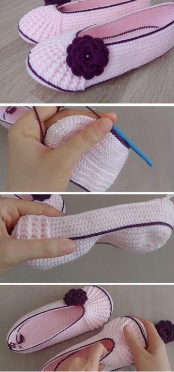 pantuflas tejidas a crochet paso a paso para niñas