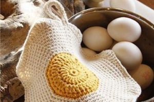 unos toma ollas a crochet lindos y funcionales en tu cocina