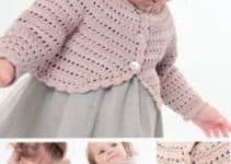 diferentes y bellos modelos de boleros a crochet para niña