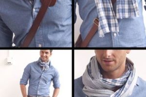 pañuelos de cuello para hombres y formas de utilizar